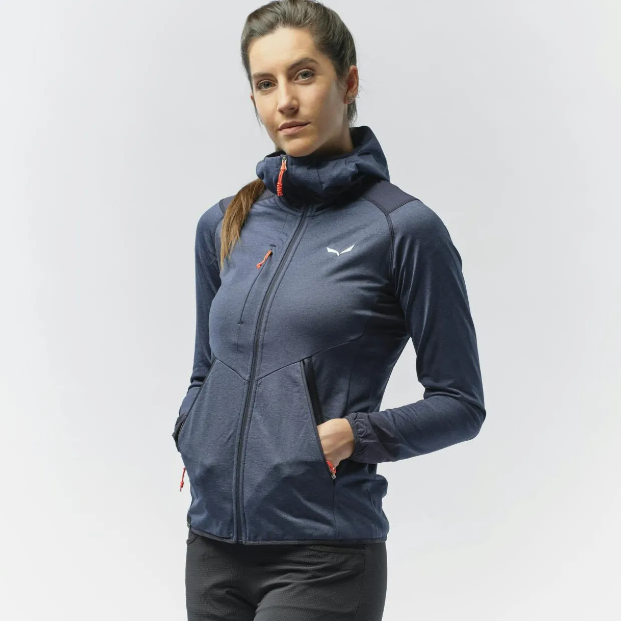 Agner Hybrid Polarlite Durastretch Damen Kapuzenjacke