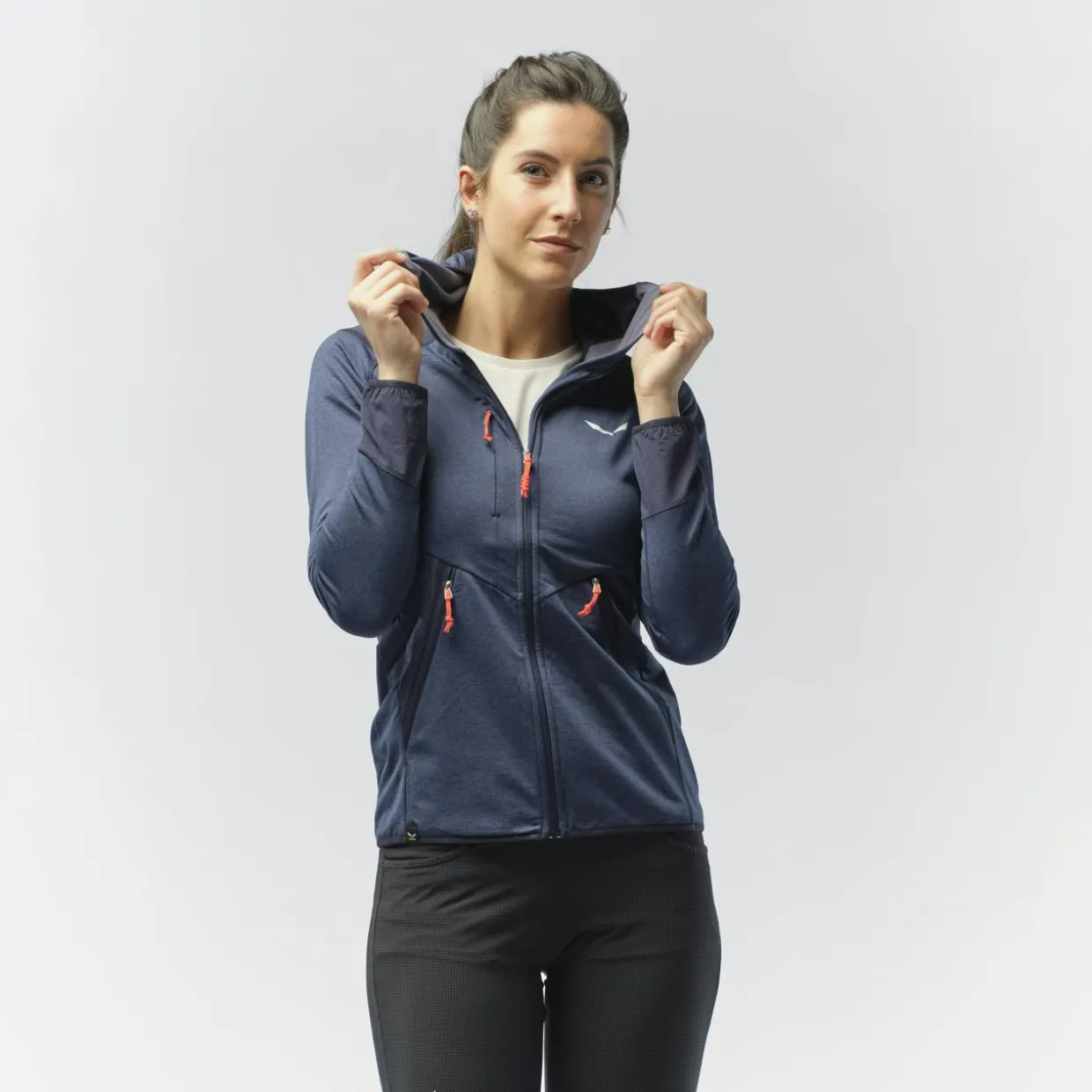 Agner Hybrid Polarlite Durastretch Damen Kapuzenjacke