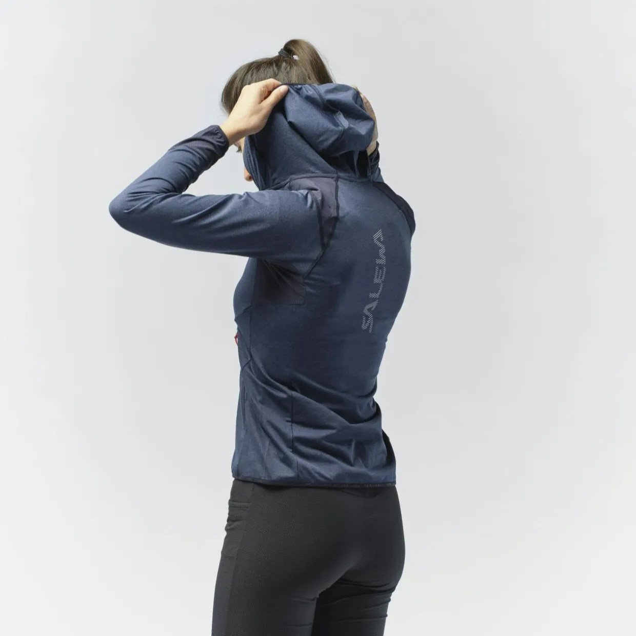 Agner Hybrid Polarlite Durastretch Damen Kapuzenjacke