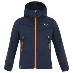 Agner Melange Polarlite Full Zip Kinder Kapuzenjacke