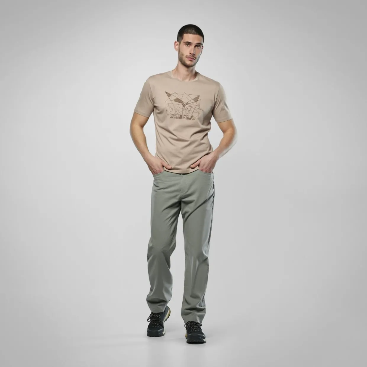 Eagle Geometric T-Shirt Herren