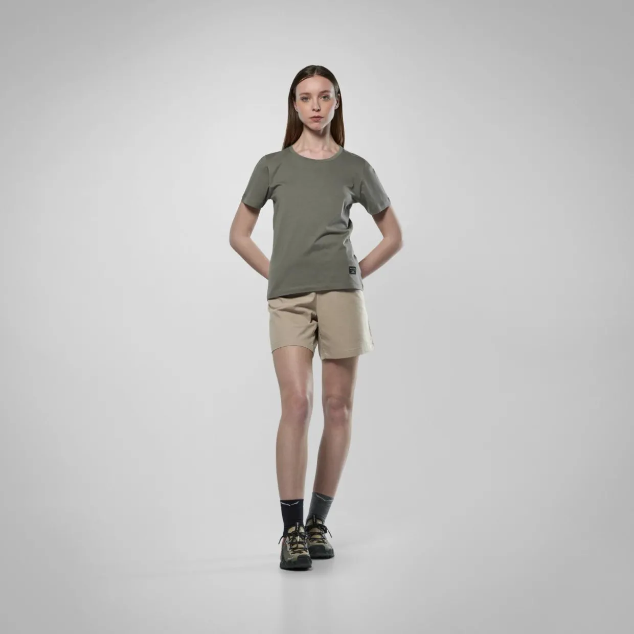 Eagle Logo Patch T-Shirt Damen