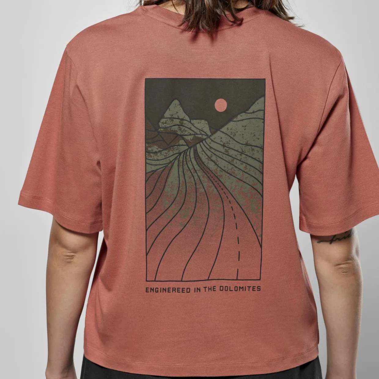 Eagle Sunset Loose T-Shirt Damen