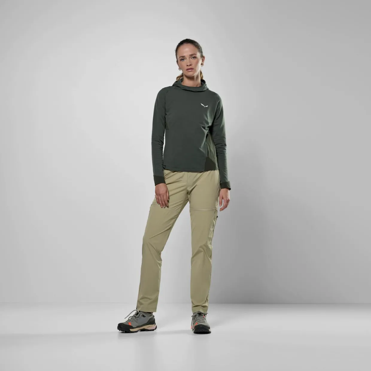 Puez Merino Durastretch Kapuzenpulli Damen