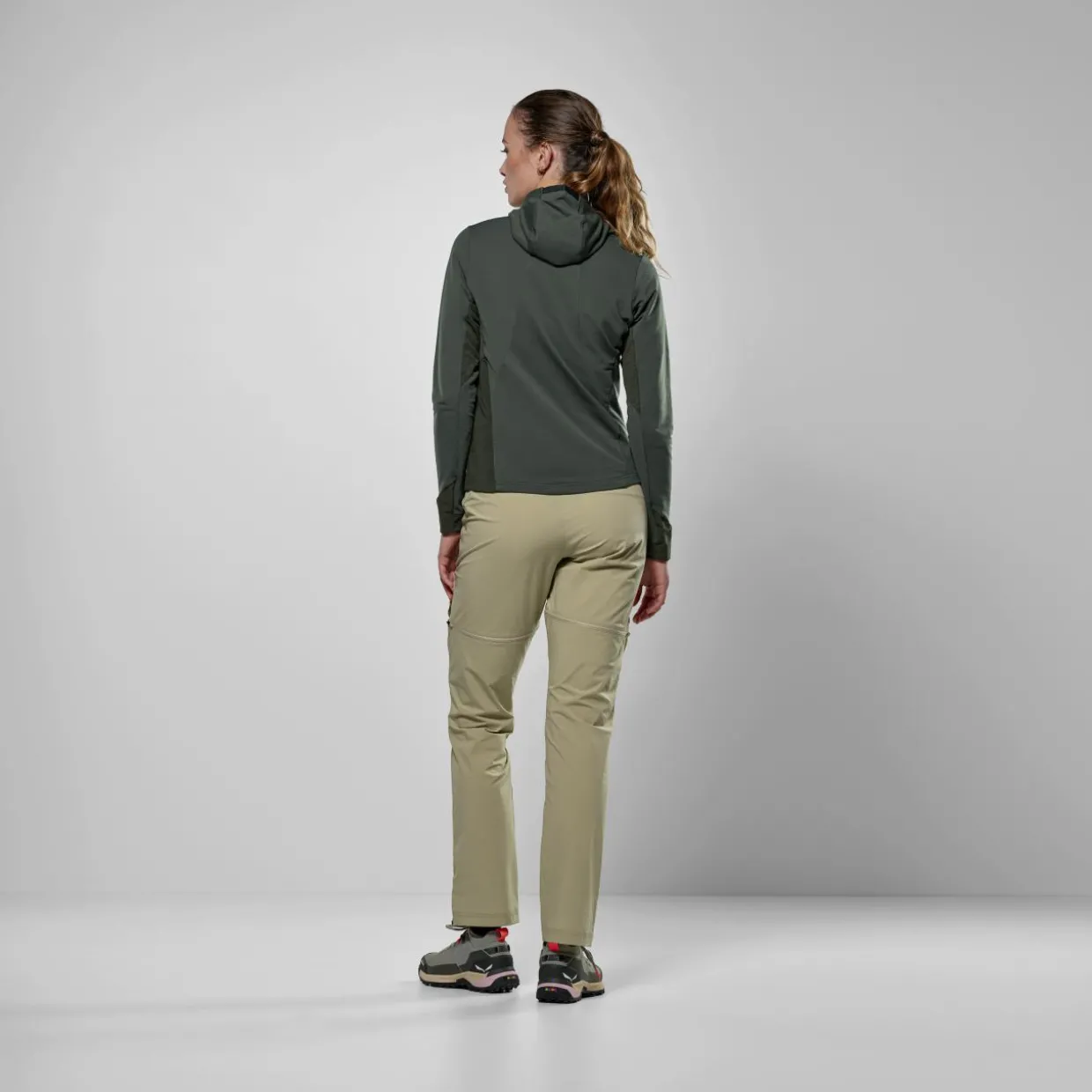 Puez Merino Durastretch Kapuzenpulli Damen