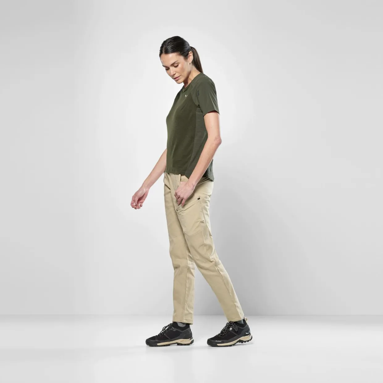 Puez Merino Hybrid T-Shirt Damen
