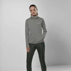 Puez Waffle Hybrid Polarlite Kapuzenjacke Damen