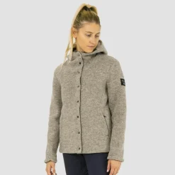 Sarner Undyed Wool Kapuzenjacke Damen