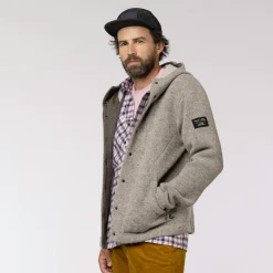 Sarner Undyed Wool Kapuzenjacke Herren