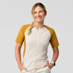 Vento Merino Half Zip T-Shirt Damen