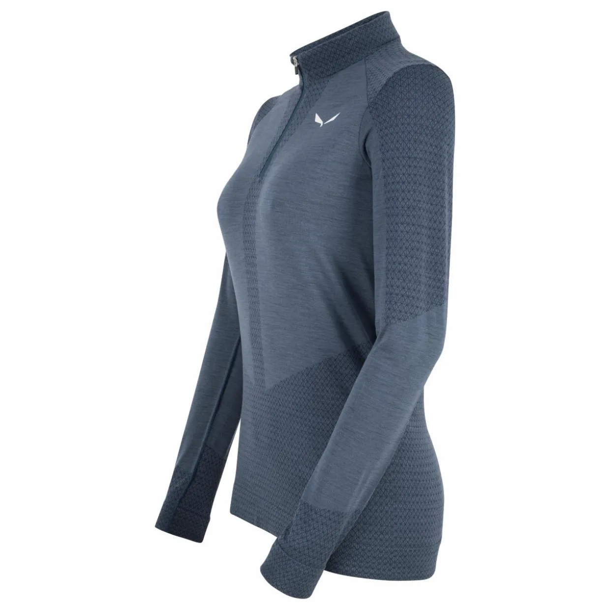Zebru Responsive Half-Zip T-Shirt Damen
