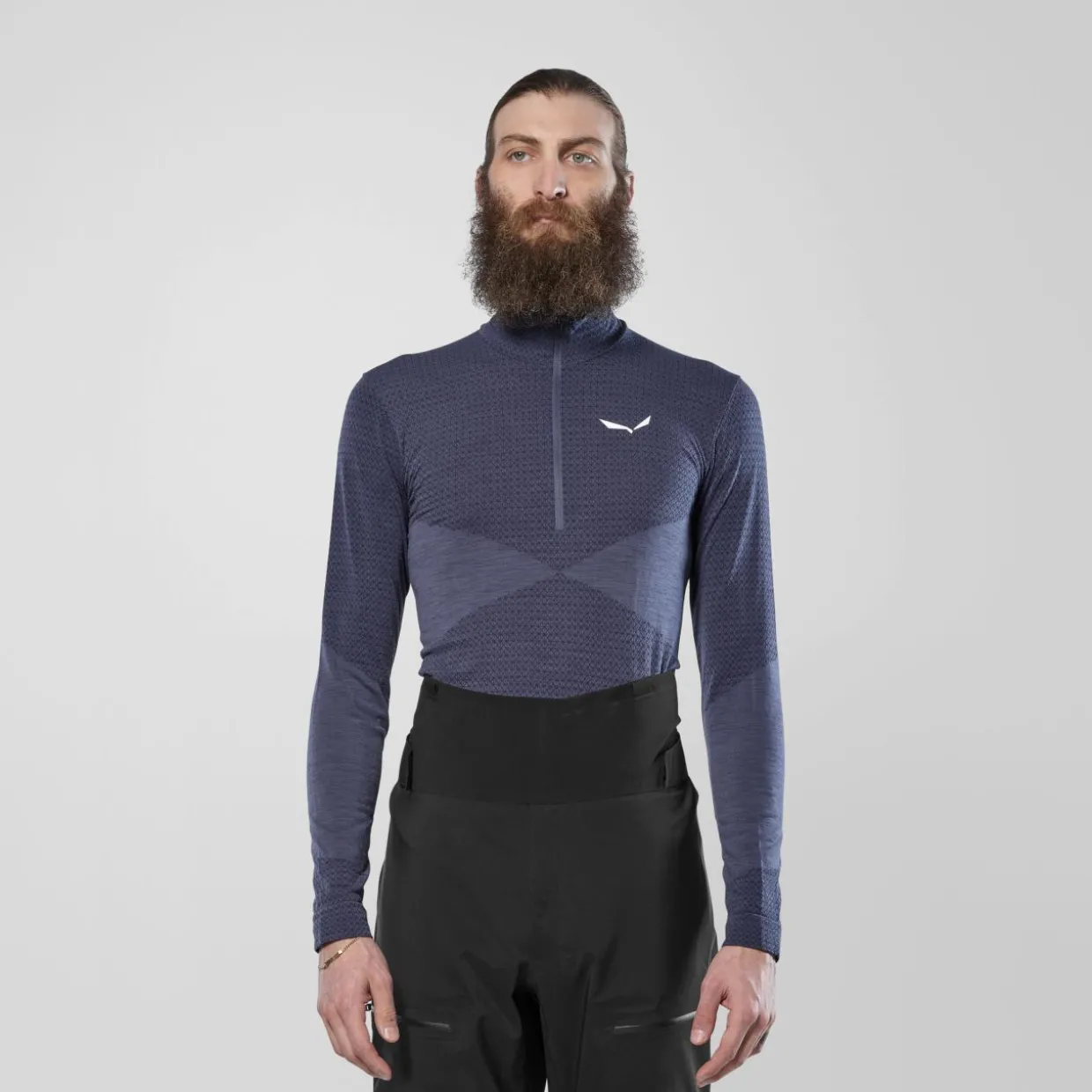 Zebru Responsive Half-Zip T-Shirt Herren